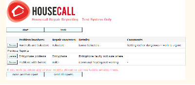 Tenants can view a summary of the problem reports before sending to the client
